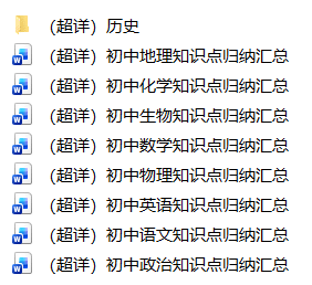 初中9科超详知识点归纳总结Word文档，可打印方便学习｜衡水中学内部资料