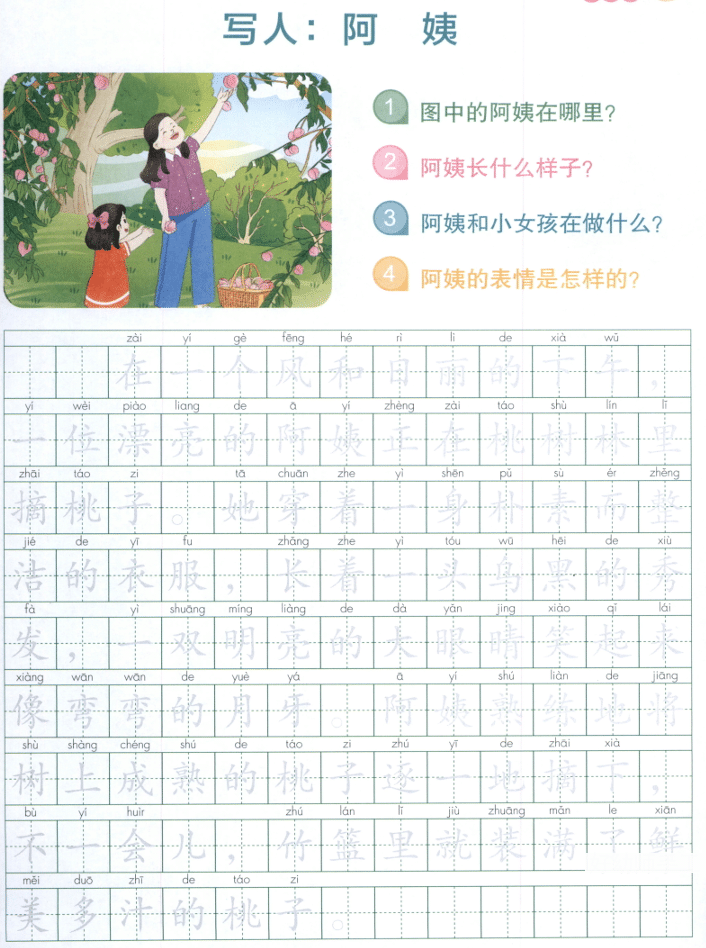 适用小学1-2年级语文看图写话练习本之提高篇2