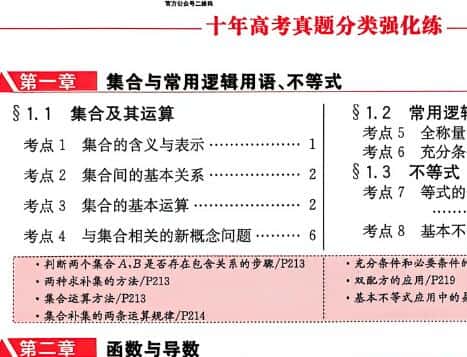 2027版高考数学十年真题分类汇编专题训练电子版