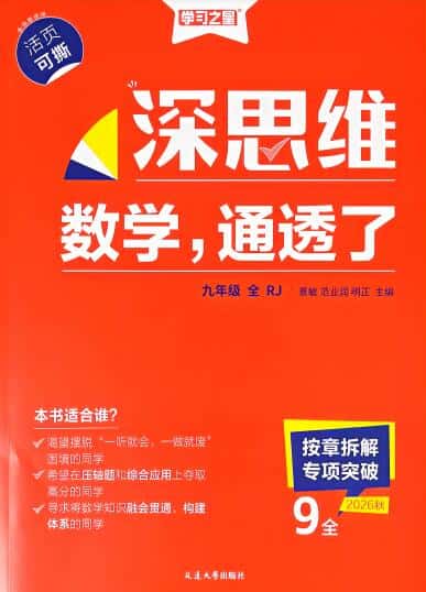 2027《学习之星•深思维数学通透辽》(9年级全一册)(数学)(人教版)