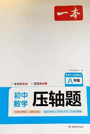 《一本初中数学压轴题》2024+2025版 电子版下载打印